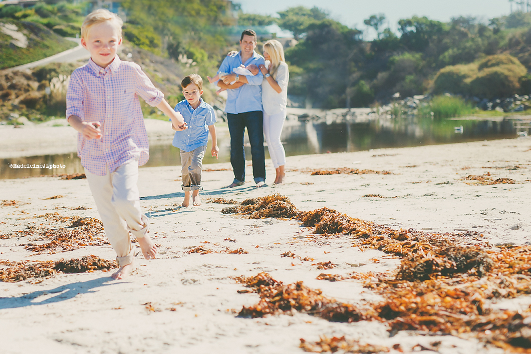 Orange County family beach session | Orange County family and kids photographer